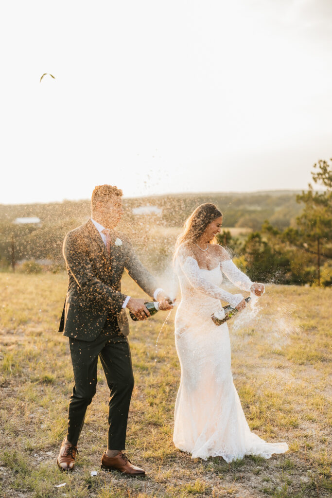 bride-groom-with-champagne-bottle